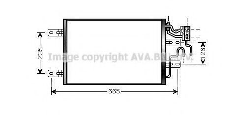 Imagine Condensator, climatizare AVA QUALITY COOLING OL5394