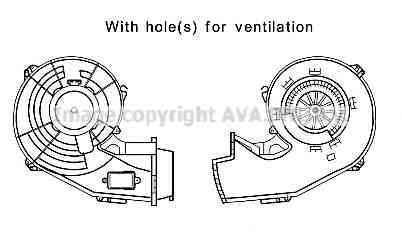 Imagine Electromotor, ventilatie interioara AVA QUALITY COOLING OL8643