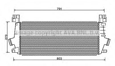 Imagine Intercooler, compresor AVA QUALITY COOLING OLA4549