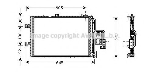 Imagine Condensator, climatizare AVA QUALITY COOLING OLA5369