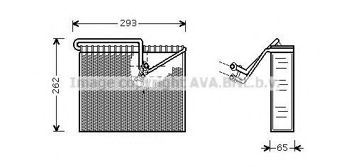 Imagine evaporator,aer conditionat AVA QUALITY COOLING OLV372