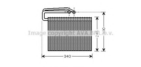 Imagine evaporator,aer conditionat AVA QUALITY COOLING OLV399
