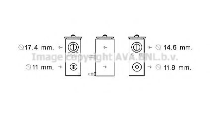 Imagine Supapa expansiune, clima AVA QUALITY COOLING PE1376