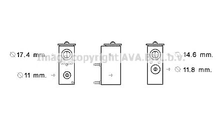 Imagine Supapa expansiune, clima AVA QUALITY COOLING PE1383