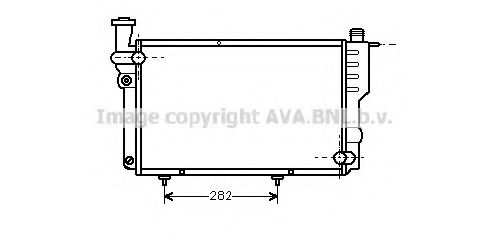 Imagine Radiator, racire motor AVA QUALITY COOLING PE2096