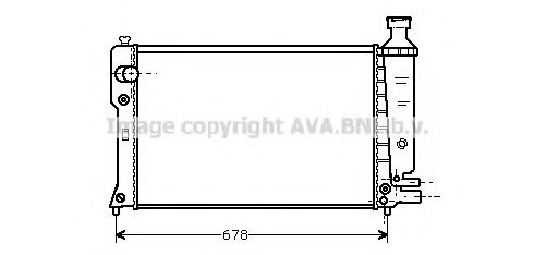 Imagine Radiator, racire motor AVA QUALITY COOLING PE2097