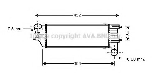 Imagine Intercooler, compresor AVA QUALITY COOLING PE4204