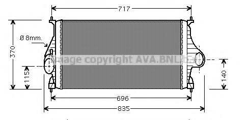 Imagine Intercooler, compresor AVA QUALITY COOLING PE4273