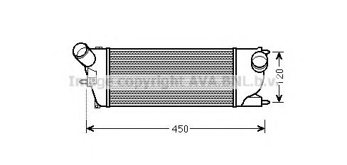 Imagine Intercooler, compresor AVA QUALITY COOLING PE4345