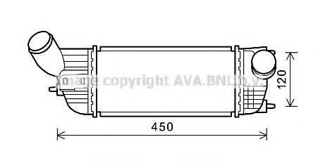 Imagine Intercooler, compresor AVA QUALITY COOLING PE4362