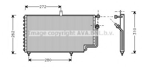 Imagine Condensator, climatizare AVA QUALITY COOLING PE5169