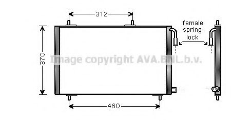 Imagine Condensator, climatizare AVA QUALITY COOLING PE5257