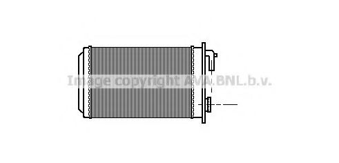 Imagine Schimbator caldura, incalzire habitaclu AVA QUALITY COOLING PE6087