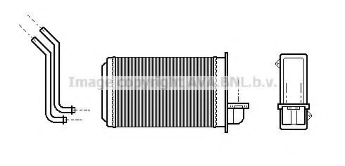 Imagine Schimbator caldura, incalzire habitaclu AVA QUALITY COOLING PE6088