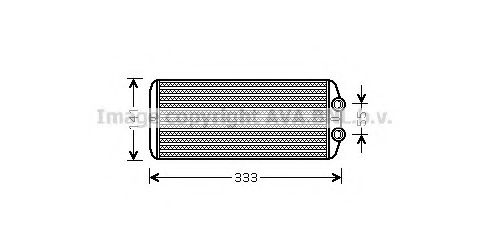 Imagine Schimbator caldura, incalzire habitaclu AVA QUALITY COOLING PE6312