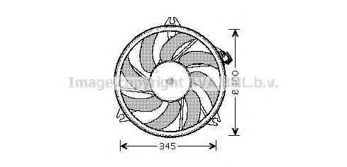 Imagine Ventilator, radiator AVA QUALITY COOLING PE7520