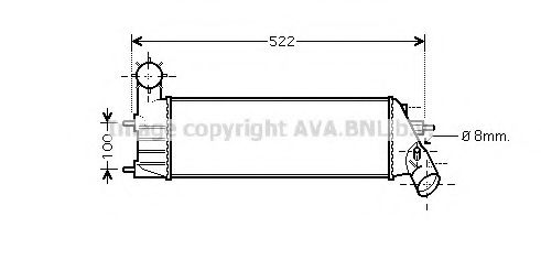 Imagine Intercooler, compresor AVA QUALITY COOLING PEA4261