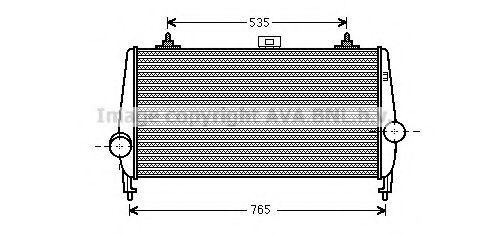 Imagine Intercooler, compresor AVA QUALITY COOLING PEA4338