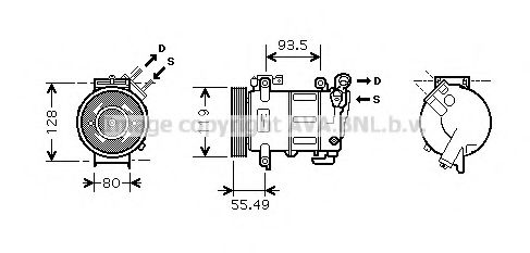 Imagine Compresor, climatizare AVA QUALITY COOLING PEK316