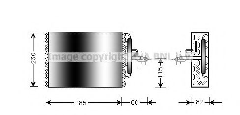 Imagine evaporator,aer conditionat AVA QUALITY COOLING PEV002