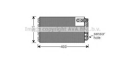 Imagine evaporator,aer conditionat AVA QUALITY COOLING PEV346