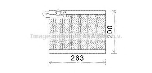 Imagine evaporator,aer conditionat AVA QUALITY COOLING PEV351