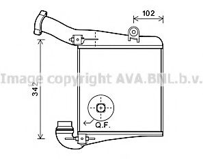 Imagine Intercooler, compresor AVA QUALITY COOLING PR4075