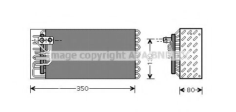 Imagine evaporator,aer conditionat AVA QUALITY COOLING PRV039