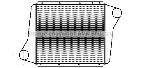 Imagine Intercooler, compresor AVA QUALITY COOLING RE4004