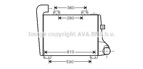 Imagine Intercooler, compresor AVA QUALITY COOLING RE4064