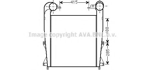 Imagine Intercooler, compresor AVA QUALITY COOLING RE4076