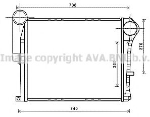 Imagine Intercooler, compresor AVA QUALITY COOLING RE4098