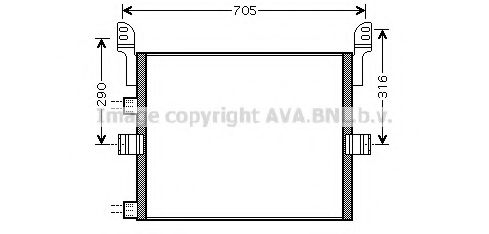 Imagine Condensator, climatizare AVA QUALITY COOLING REA5054