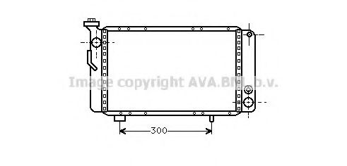 Imagine Radiator, racire motor AVA QUALITY COOLING RT2009