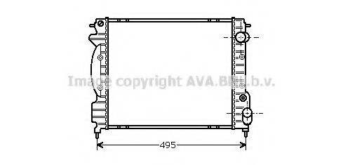 Imagine Radiator, racire motor AVA QUALITY COOLING RT2130