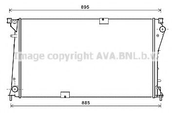 Imagine Radiator, racire motor AVA QUALITY COOLING RT2490