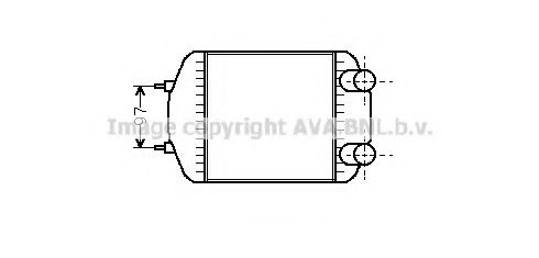 Imagine Intercooler, compresor AVA QUALITY COOLING RT4057