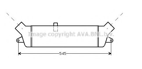 Imagine Intercooler, compresor AVA QUALITY COOLING RT4117