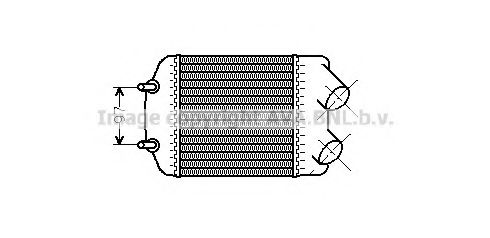 Imagine Intercooler, compresor AVA QUALITY COOLING RT4148