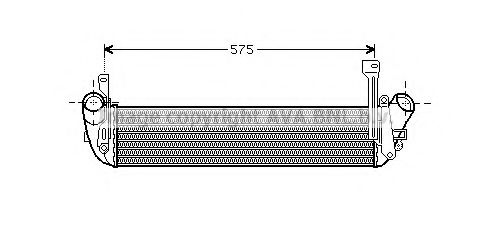 Imagine Intercooler, compresor AVA QUALITY COOLING RT4346