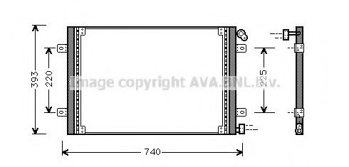 Imagine Condensator, climatizare AVA QUALITY COOLING RT5234