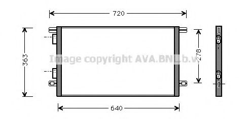 Imagine Condensator, climatizare AVA QUALITY COOLING RT5253