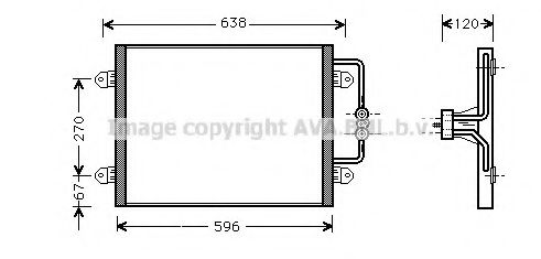 Imagine Condensator, climatizare AVA QUALITY COOLING RT5256