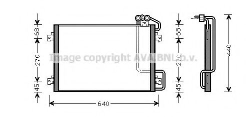 Imagine Condensator, climatizare AVA QUALITY COOLING RT5273