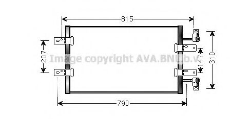 Imagine Condensator, climatizare AVA QUALITY COOLING RT5451