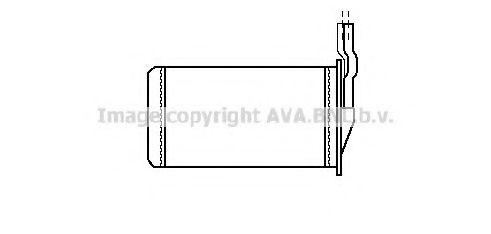 Imagine Schimbator caldura, incalzire habitaclu AVA QUALITY COOLING RT6003