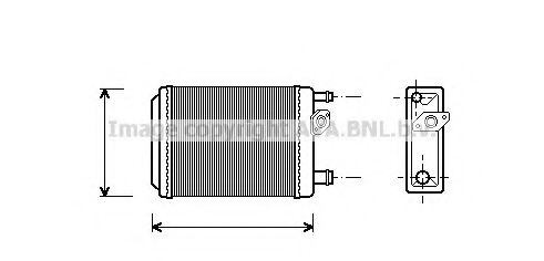 Imagine Schimbator caldura, incalzire habitaclu AVA QUALITY COOLING RT6097