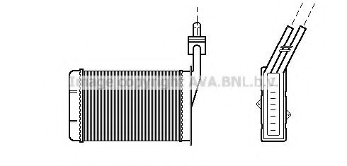 Imagine Schimbator caldura, incalzire habitaclu AVA QUALITY COOLING RT6101