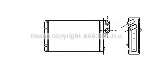 Imagine Schimbator caldura, incalzire habitaclu AVA QUALITY COOLING RT6161