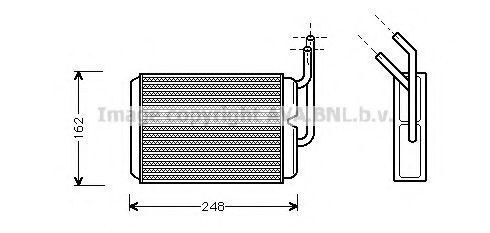 Imagine Schimbator caldura, incalzire habitaclu AVA QUALITY COOLING RT6220